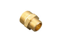 Brystnippel messing 1/2" x 3/8"